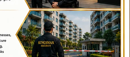 Keycard access control terminal at a secured entrance